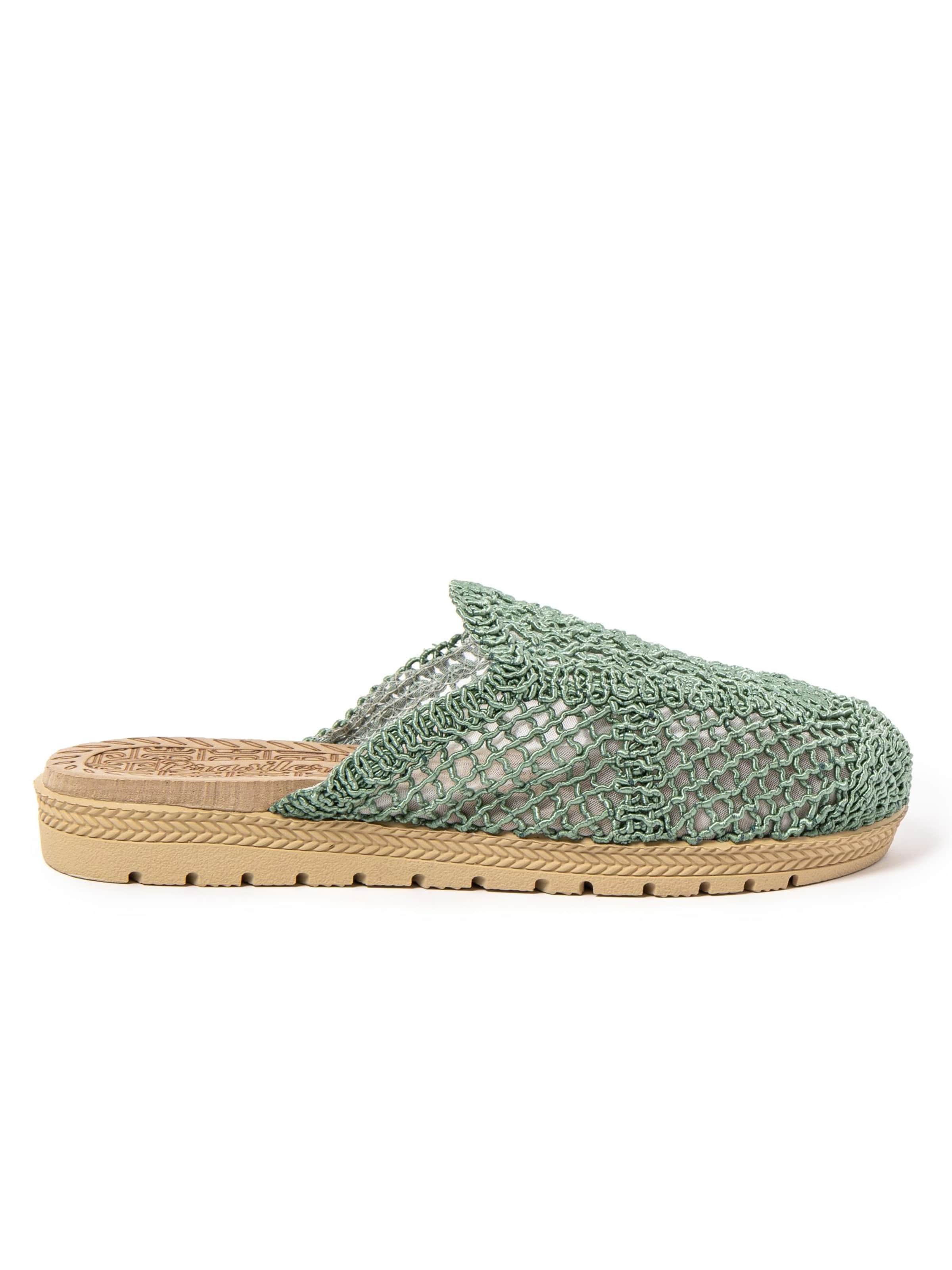 Brasileras Huisschoenen 'Suna' in Groen