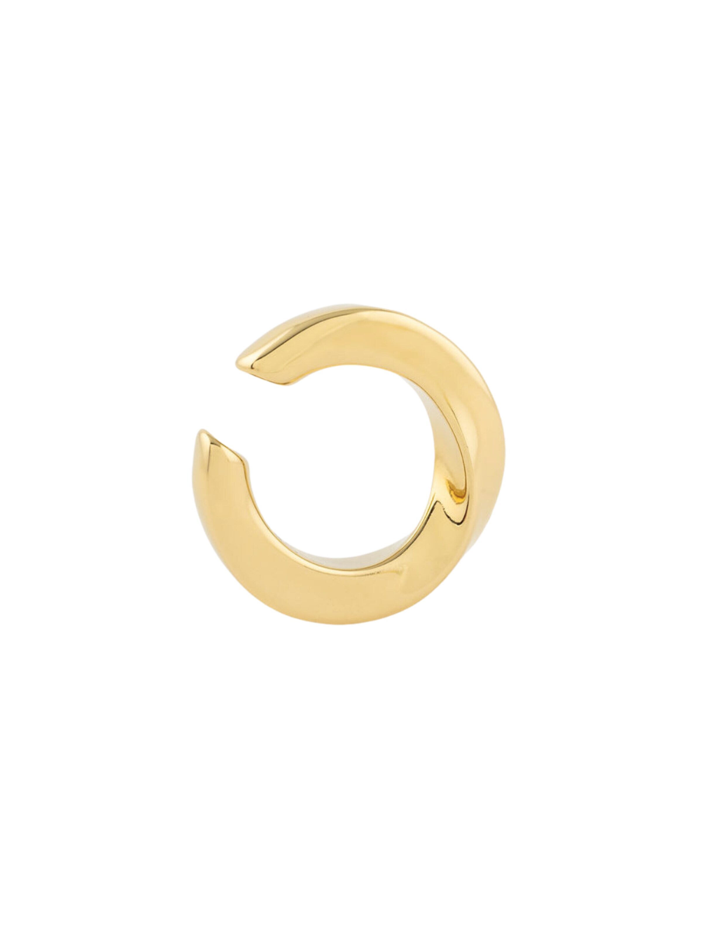 YParis Korvakoru 'Ear cuff Honor G' värissä kulta: etupuoli