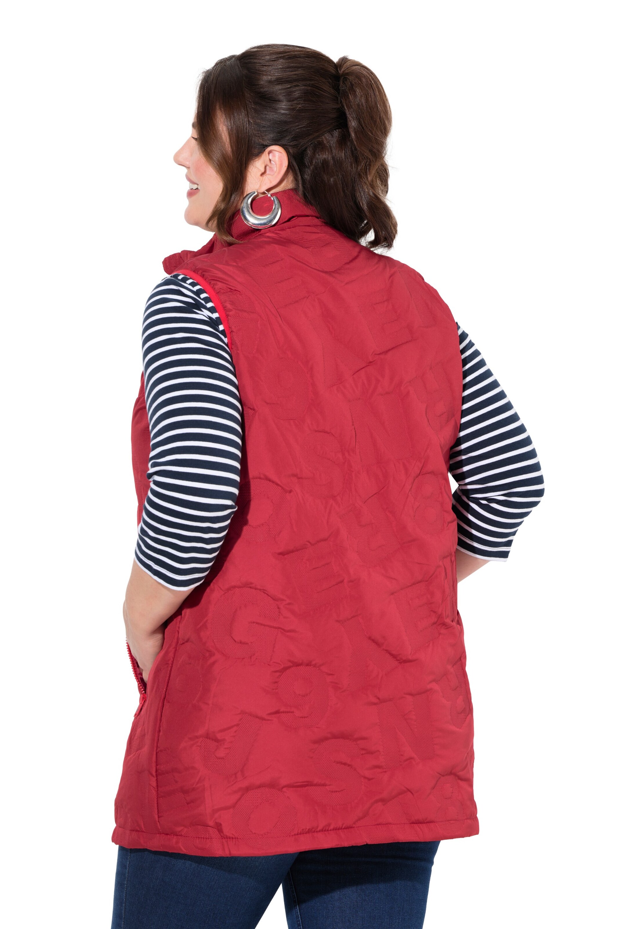 Ulla Popken Weste in Rot