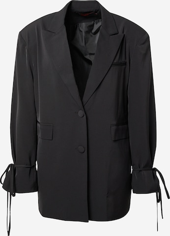 Misspap - Blazer en negro: frente