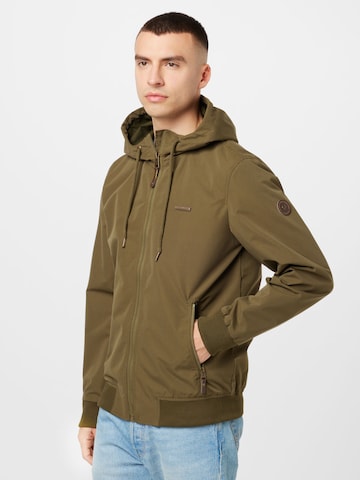 Ragwear Between-Season Jacket 'PERCY' in Green: front