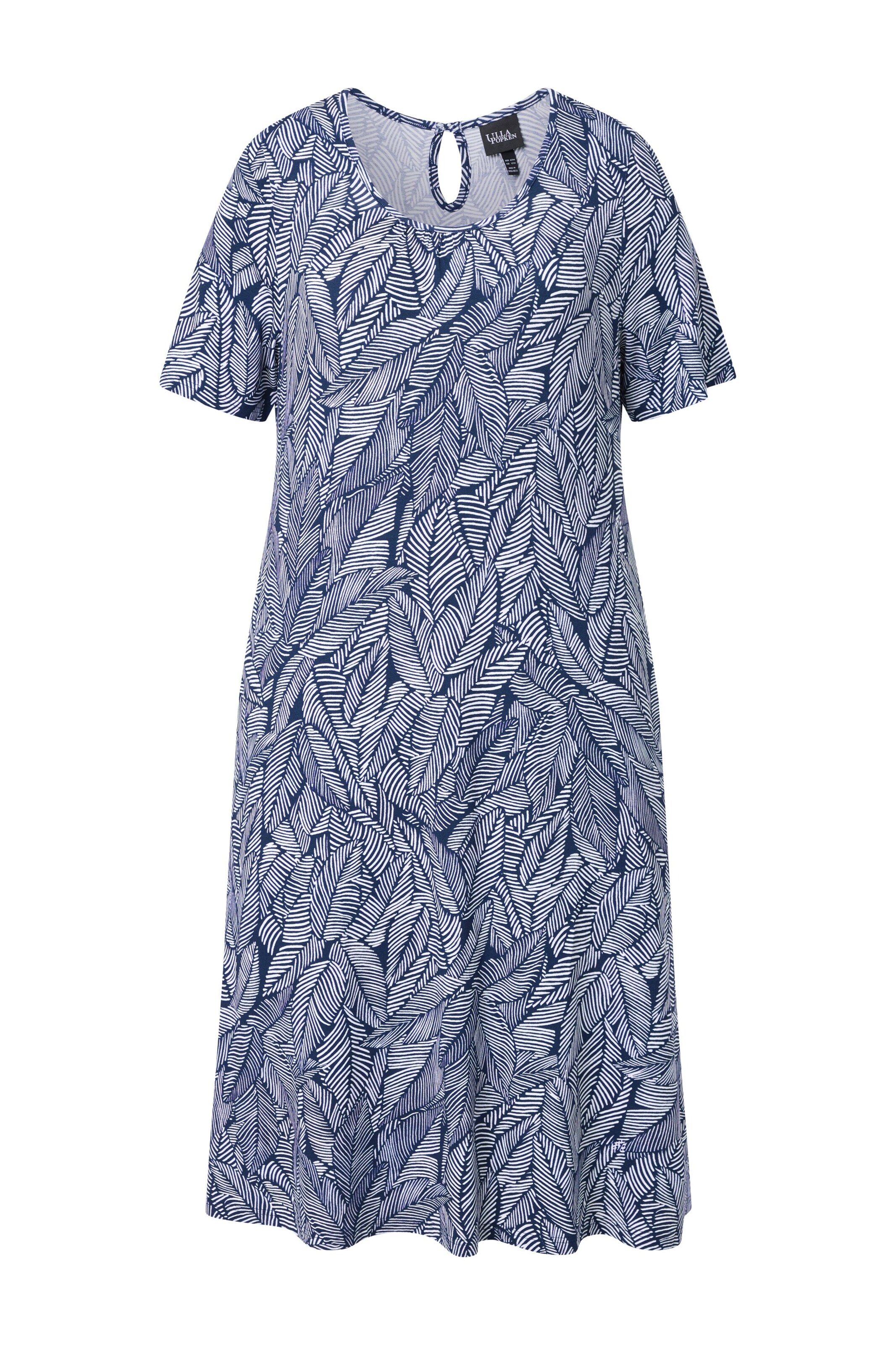 Ulla Popken Kleid in Blau: Vorderseite