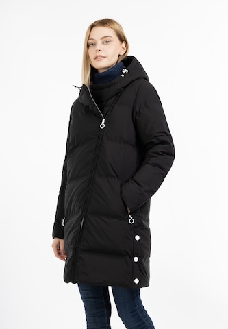 DreiMaster Maritim Winterjacke in Schwarz: predná strana