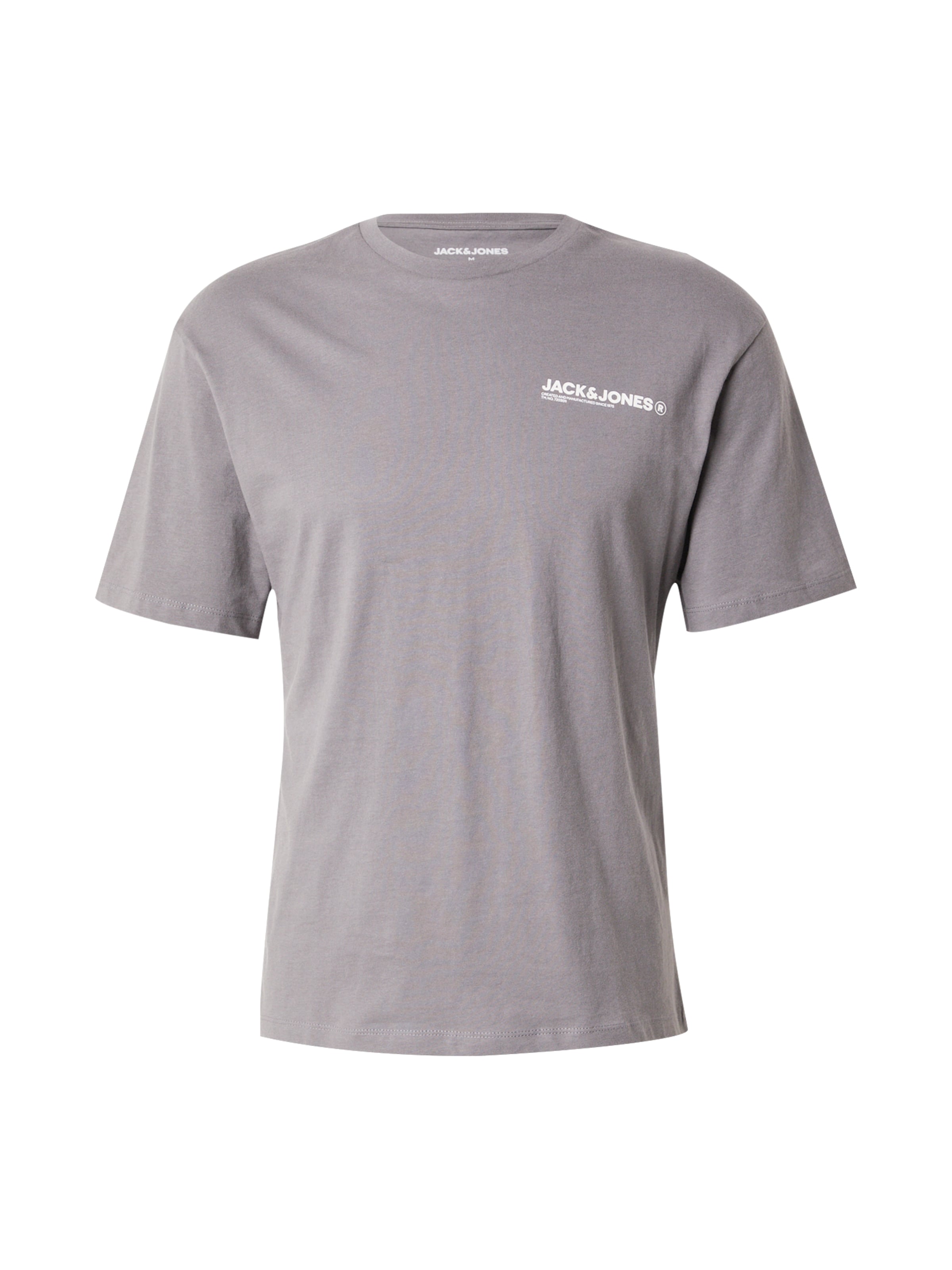 pelēks JACK & JONES T-Krekls 'JJHAWAII': no priekšpuses