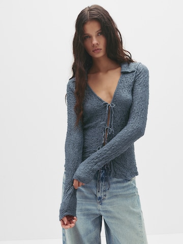 Chemisier Pull&Bear en vert : devant
