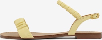 Sandales Kazar en jaune : devant