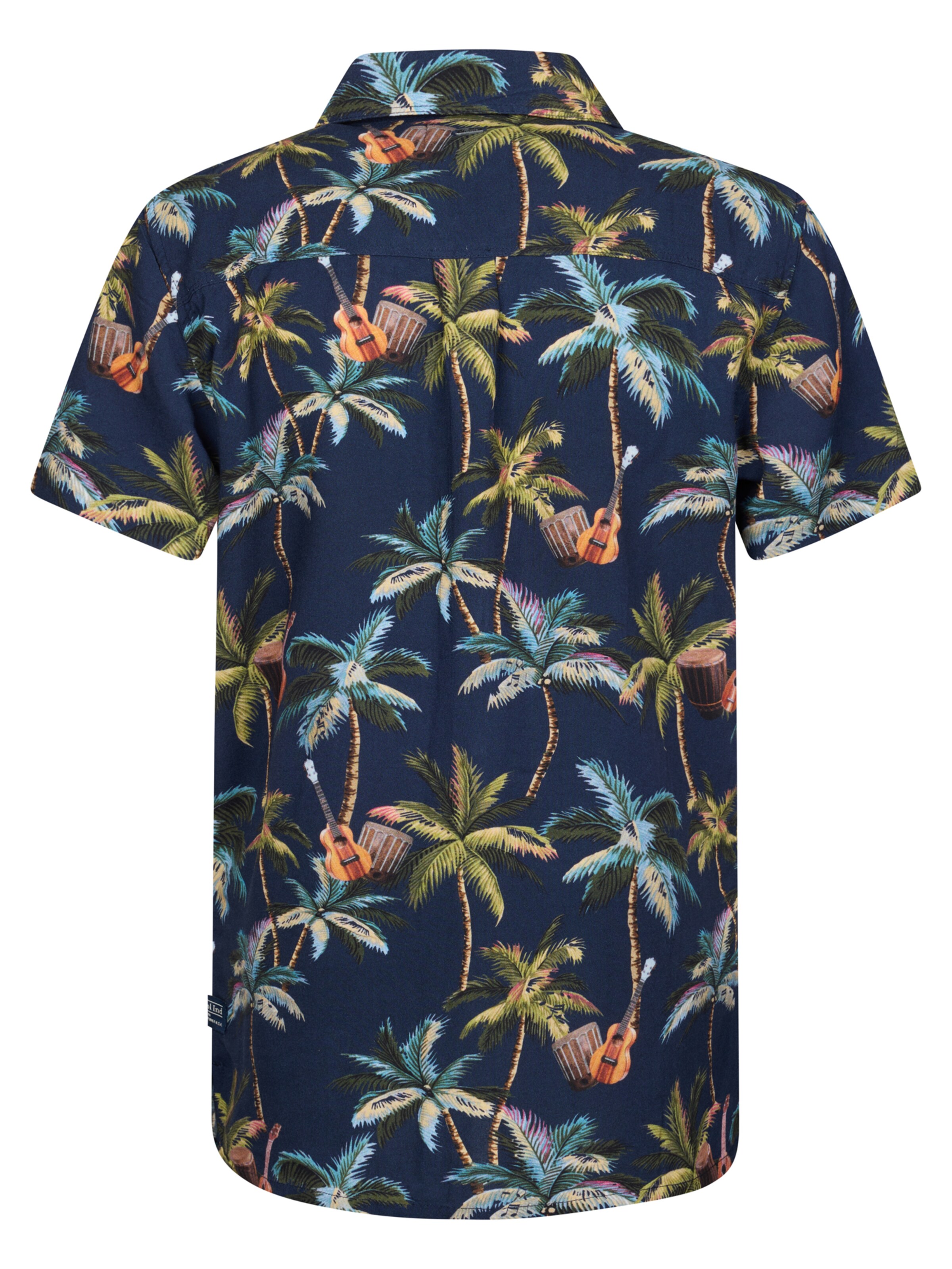 Petrol Industries Средняя посадка Рубашка 'Mojave' в Синий