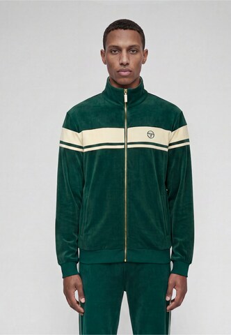 Giacca di felpa 'Damarindo 025' di Sergio Tacchini in verde: frontale