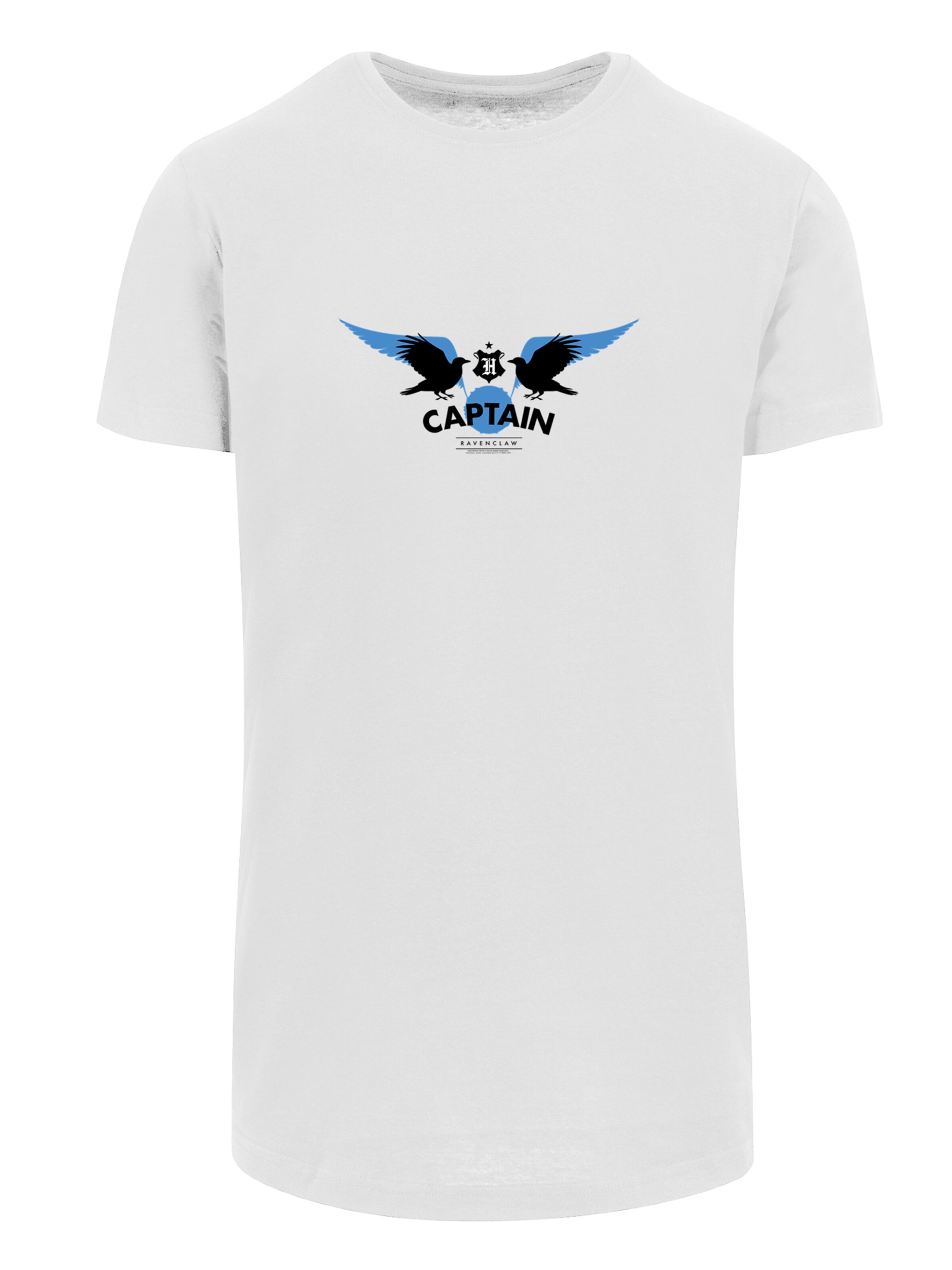 F4NT4STIC T-Shirt 'Harry Potter Ravenclaw Captain' in Weiß: Vorderseite