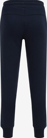 WE Fashion Tapered Broek in Blauw