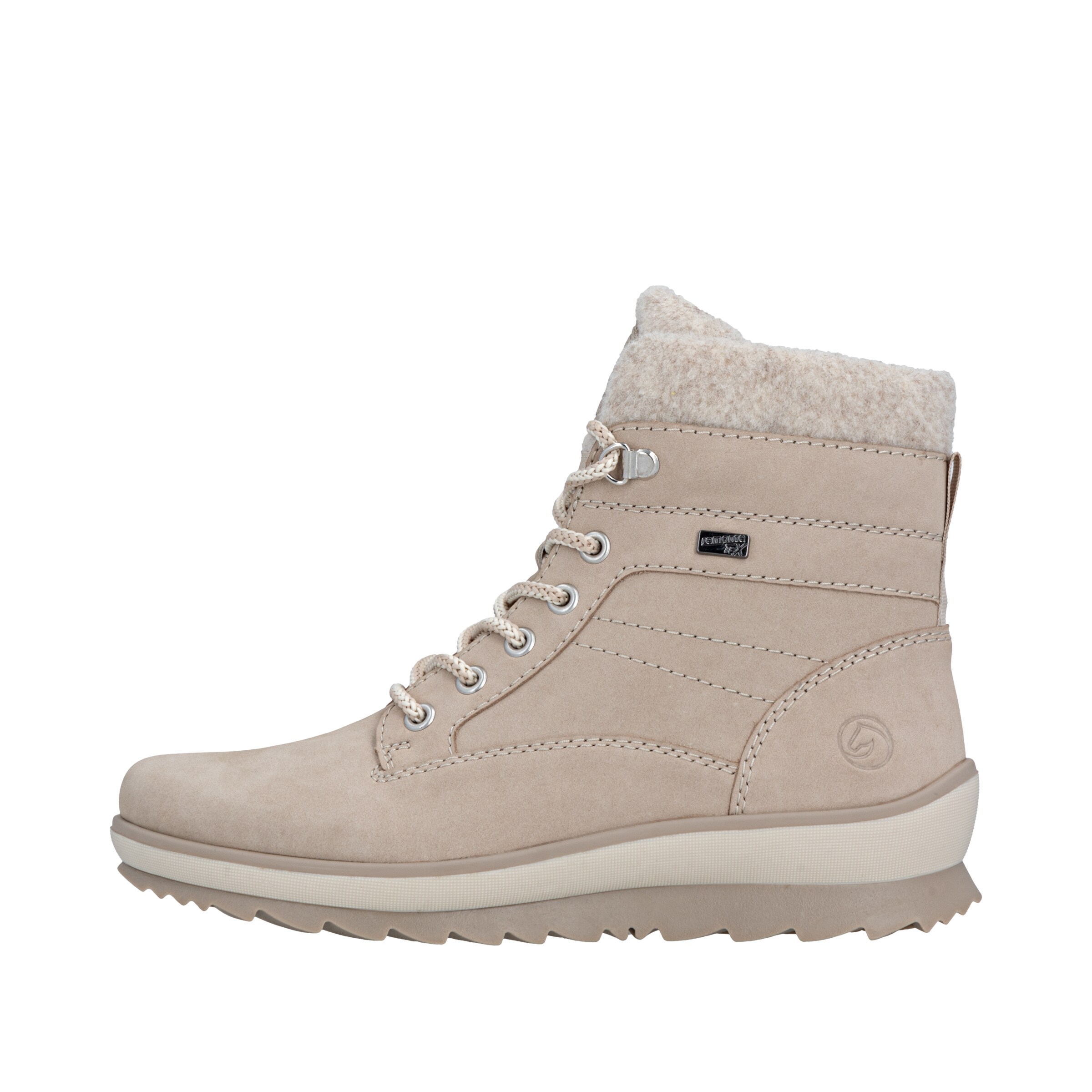 Bottes à lacets 'R8477' REMONTE en beige