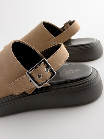 Next Clogs in Brown