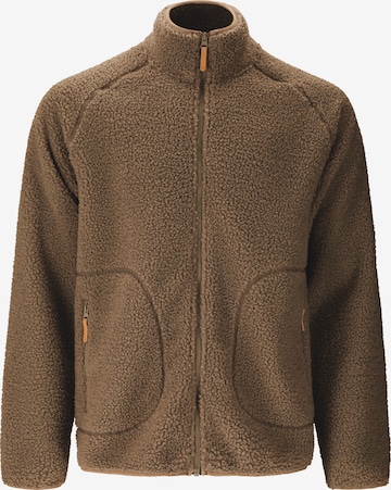 Whistler Fleecejacke 'Pioneer' in Braun: Vorderseite
