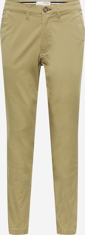 SELECTED HOMME Chino Pants in Green: front