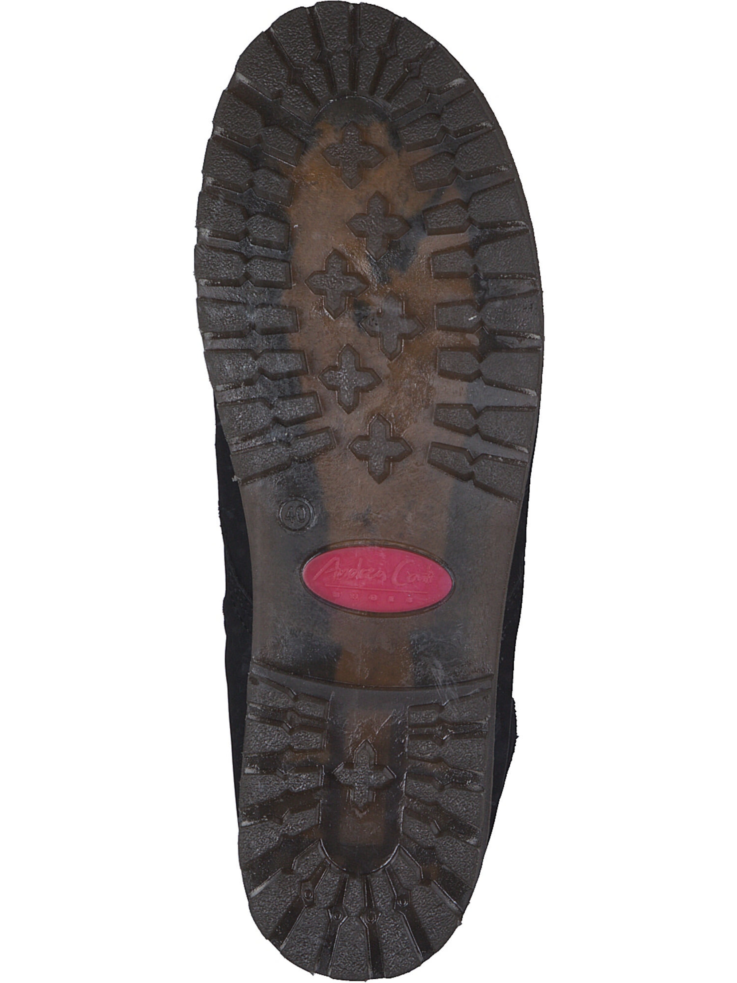 Esgano Lace-up bootie in Black