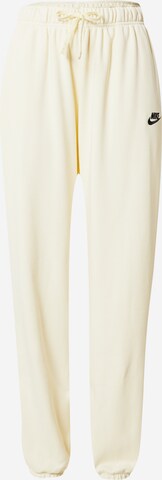 Nike Sportswear Trousers in Beige: front