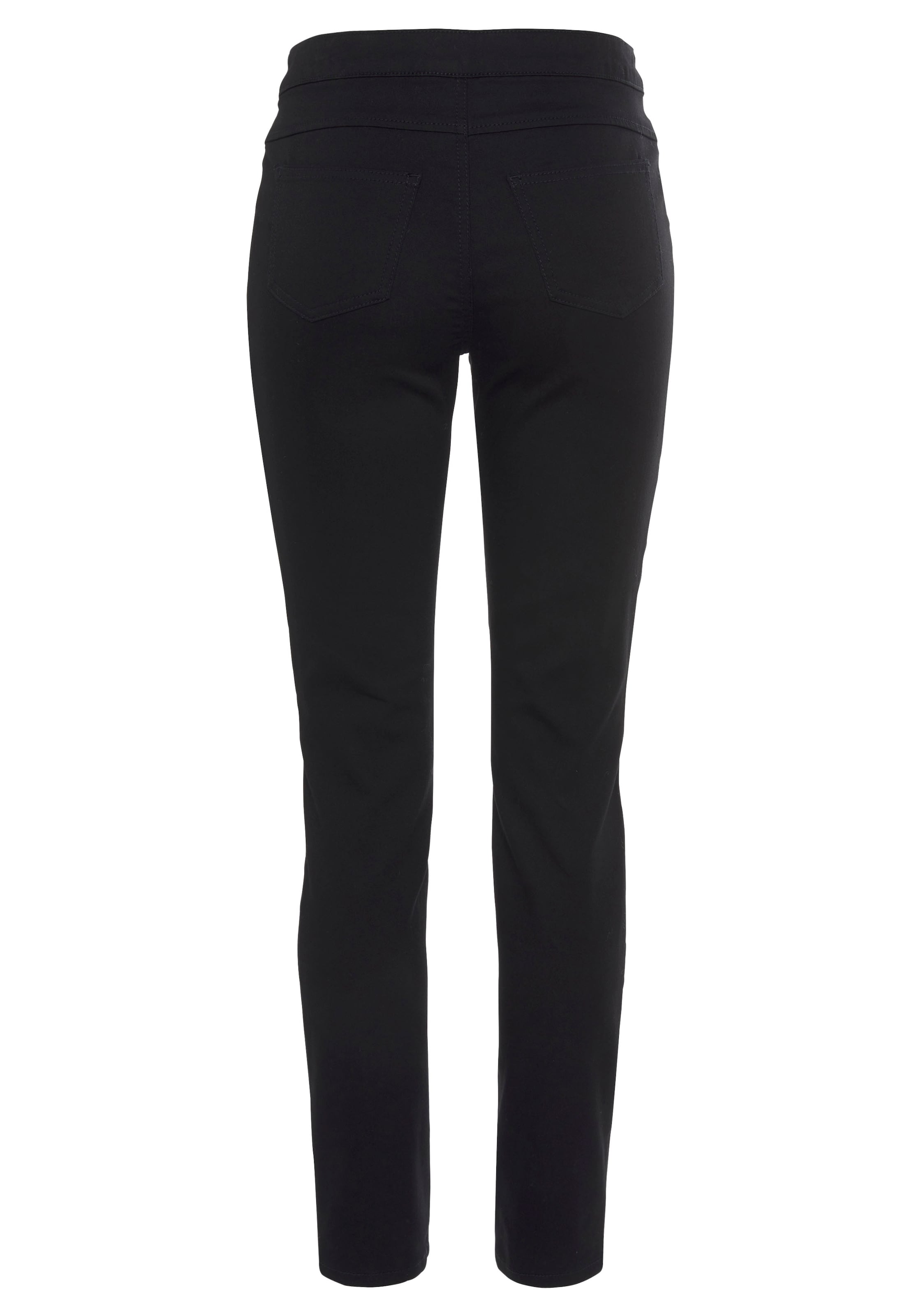 VIVANCE Skinny Farkkuleggingsit värissä musta