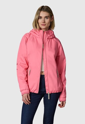 Ragwear Performance Jacket 'Dizzie' in Pink: front