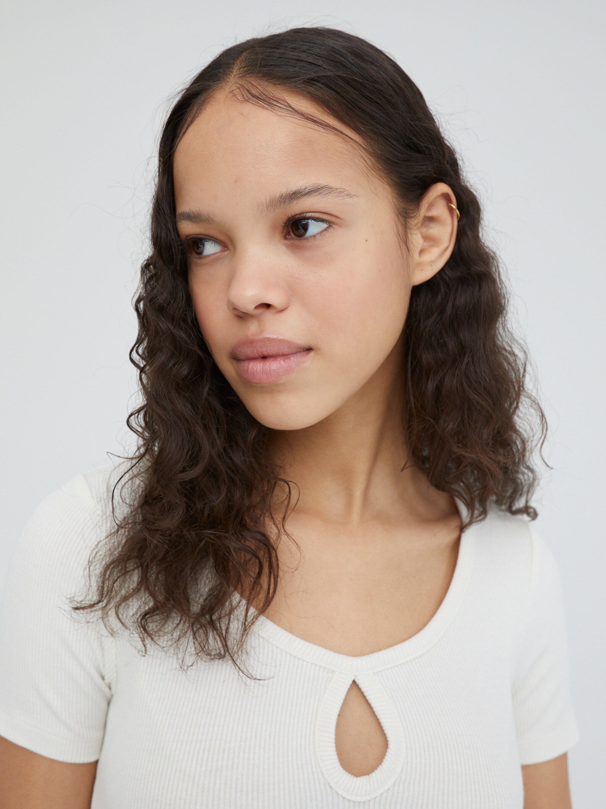 EDITED Produkte Shirt 'Ria' hellgrau