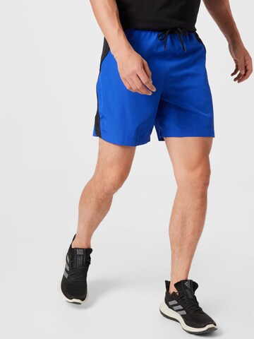 ADIDAS SPORTSWEAR Loosefit Sportbroek in Blauw: voorkant