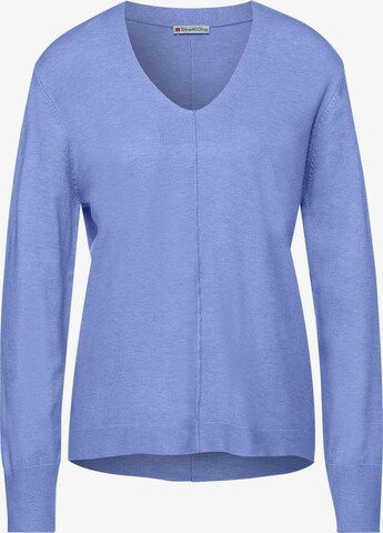 STREET ONE Sweater in Blue: front