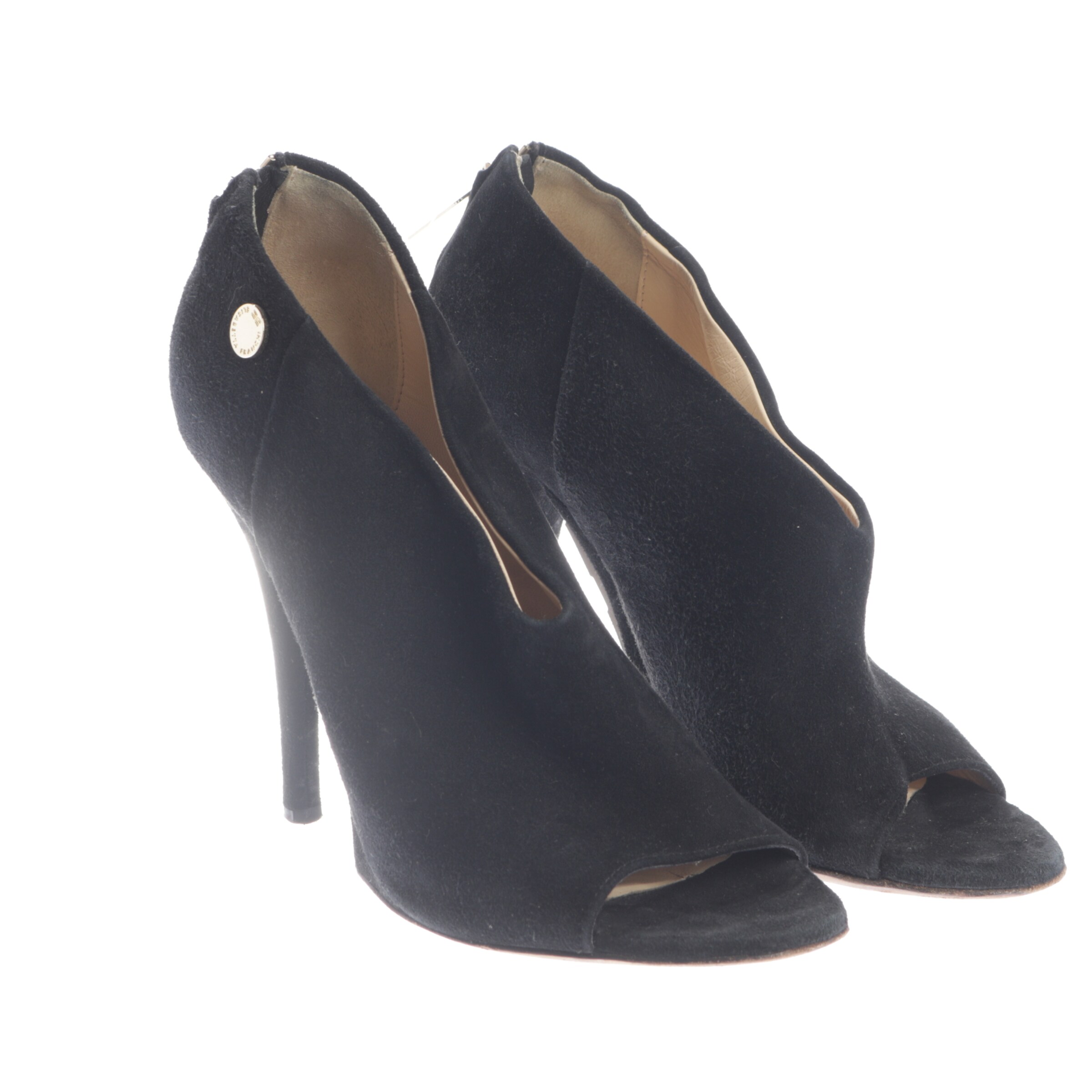 Elisabetta Franchi Dress Boots in 38 in Black: front