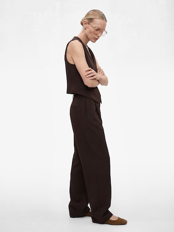 Koton Wide leg Pleat-front trousers in Brown