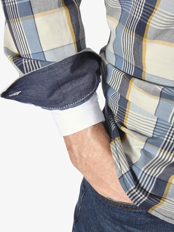 Jan Vanderstorm Comfort fit Overhemd in Blauw
