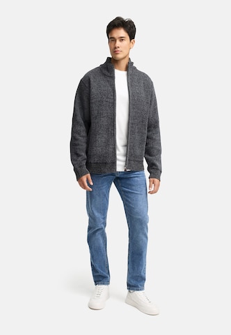 INDICODE JEANS Gebreid vest ' INFilion ' in Zwart
