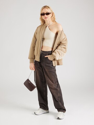 Noisy may Knitted Top 'VIBE' in Beige