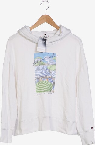 TOMMY HILFIGER Sweatshirt & Zip-Up Hoodie in L in White: front