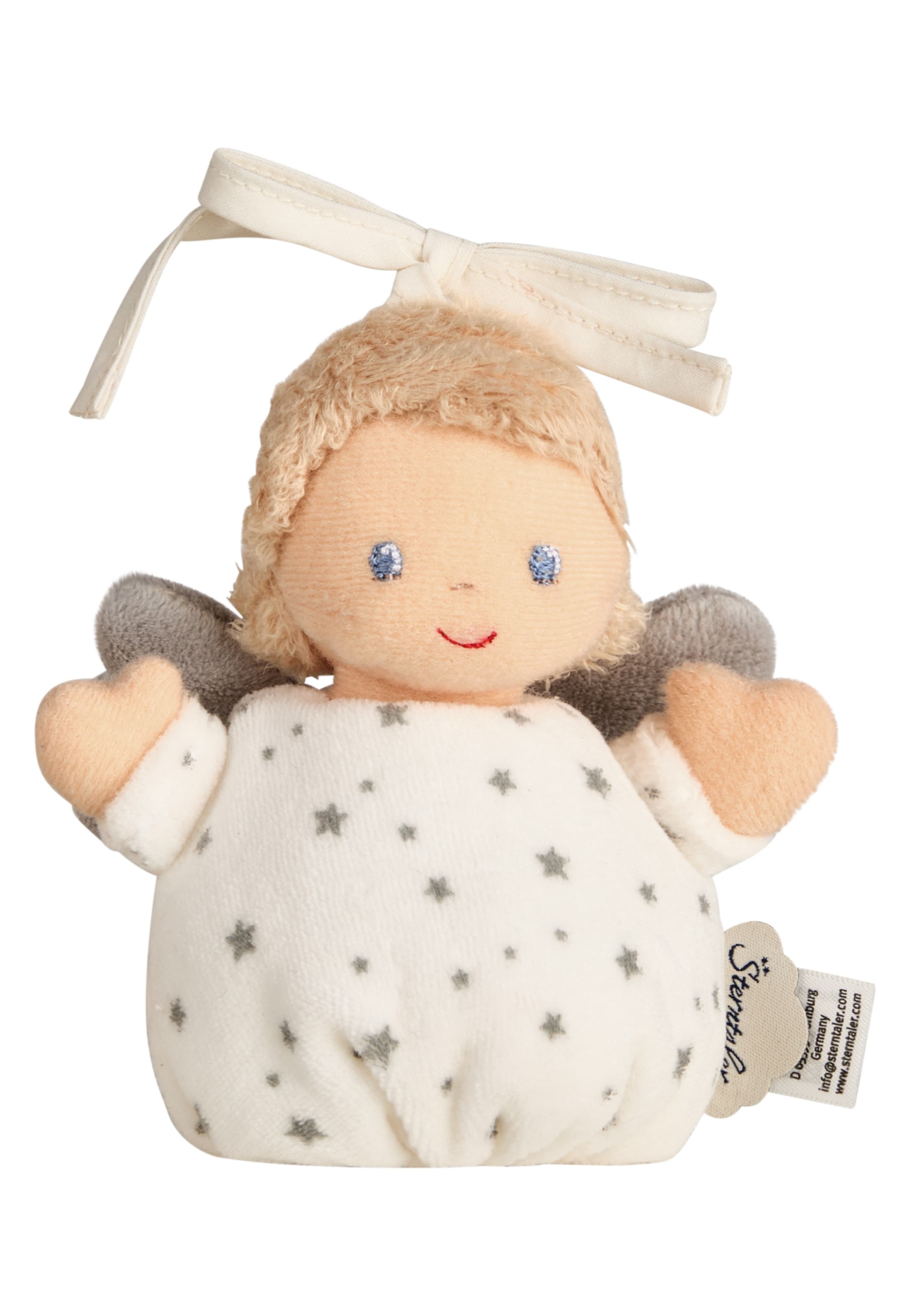 STERNTALER Stuffed animals 'Schutzengel' in White: front