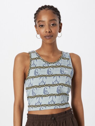 Obey Knitted Top 'ESTELLE' in Blue: front