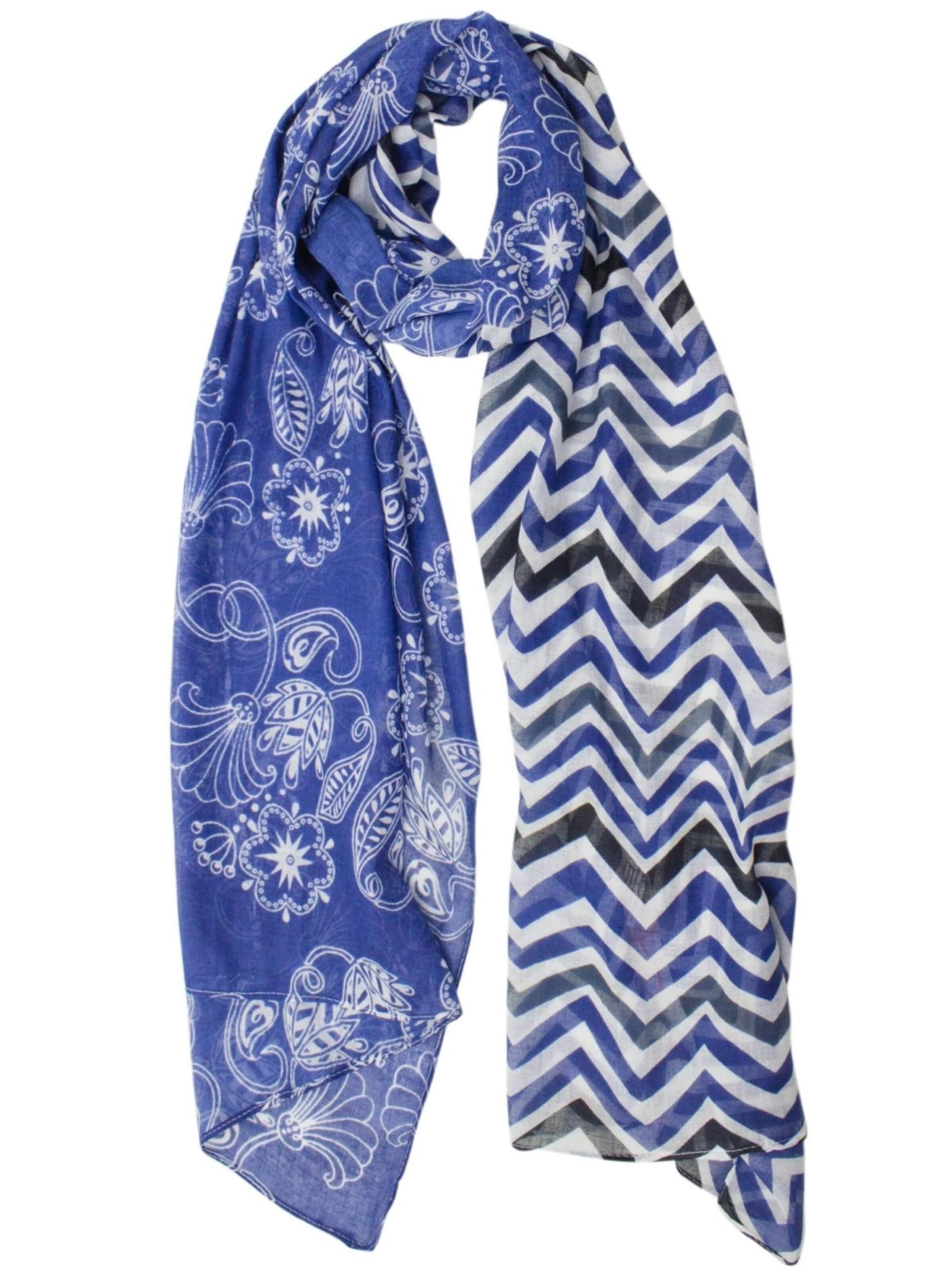 Sunsa Scarf 'Sunsa' in Blue: front