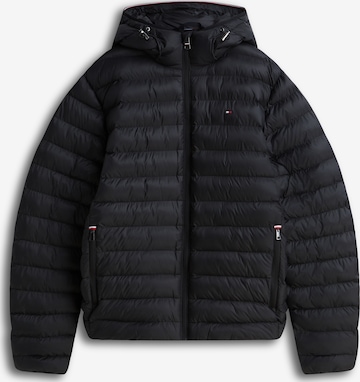 TOMMY HILFIGER - Chaqueta de entretiempo en negro: frente