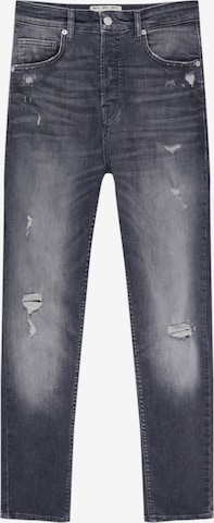 Coupe slim Jean Pull&Bear en gris : devant