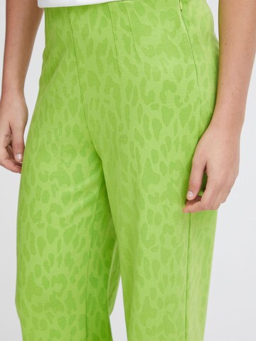 ICHI Regular Trousers 'Kate' in Green