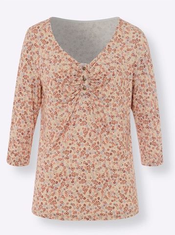 heine Shirt in Bruin: voorkant