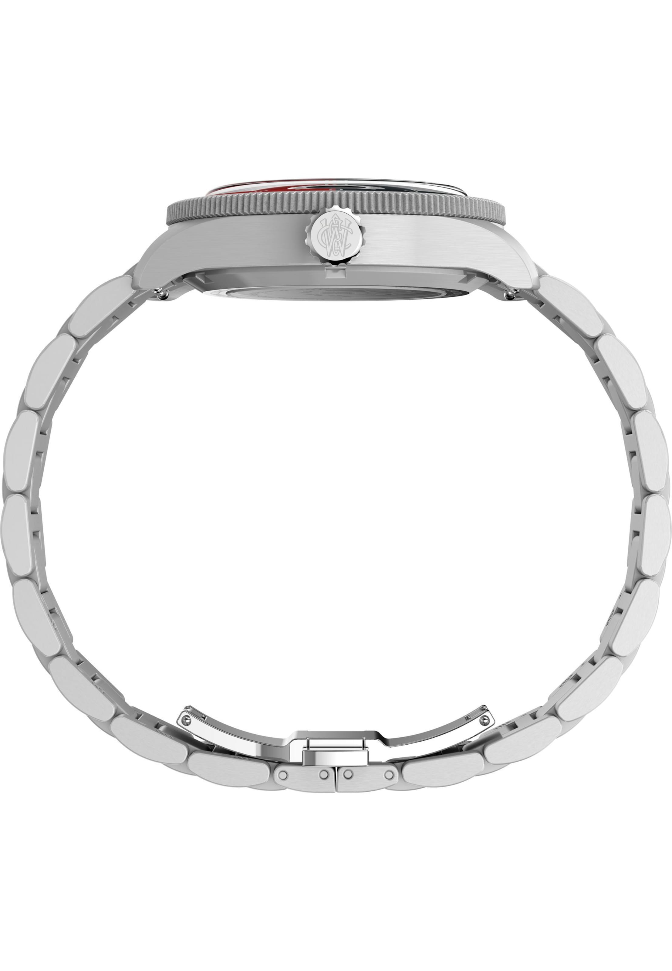Orologio sportivo ' Waterbury Heritage Automatic GMT ' di TIMEX in argento