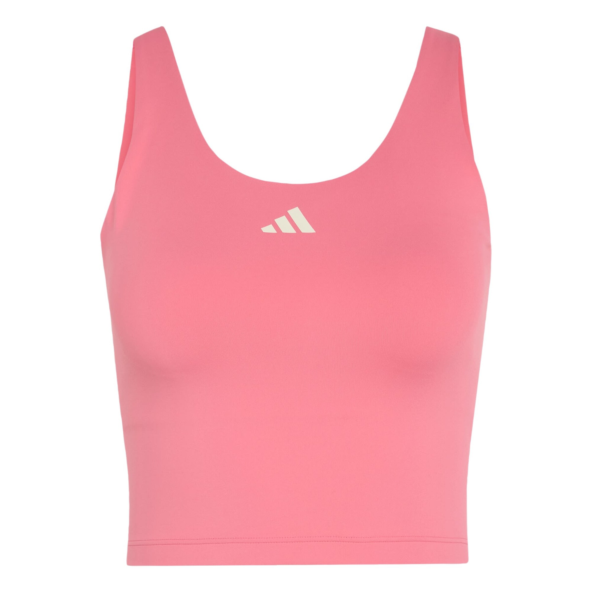 ADIDAS PERFORMANCE Спортен топ 'Studio All Me' в розово: отпред