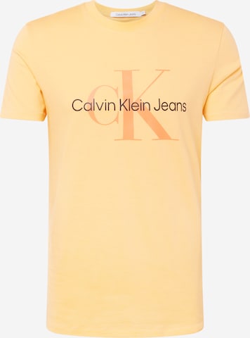 Calvin Klein Jeans Tričko - oranžová: predná strana