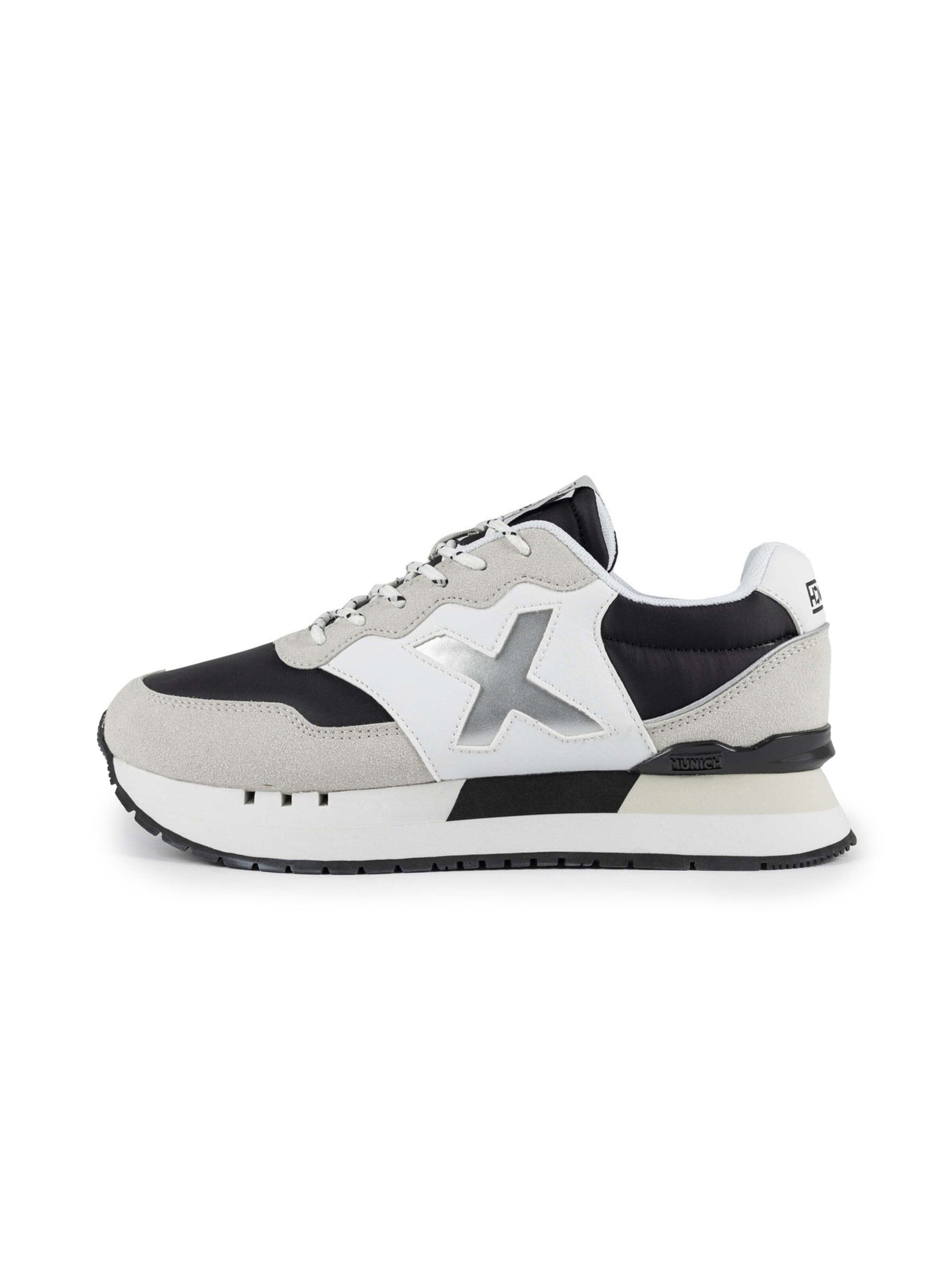 Sneaker bassa ' DASH SKY ' di MUNICH in grigio: frontale