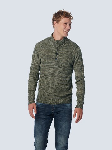 No Excess Sweater in Green: front