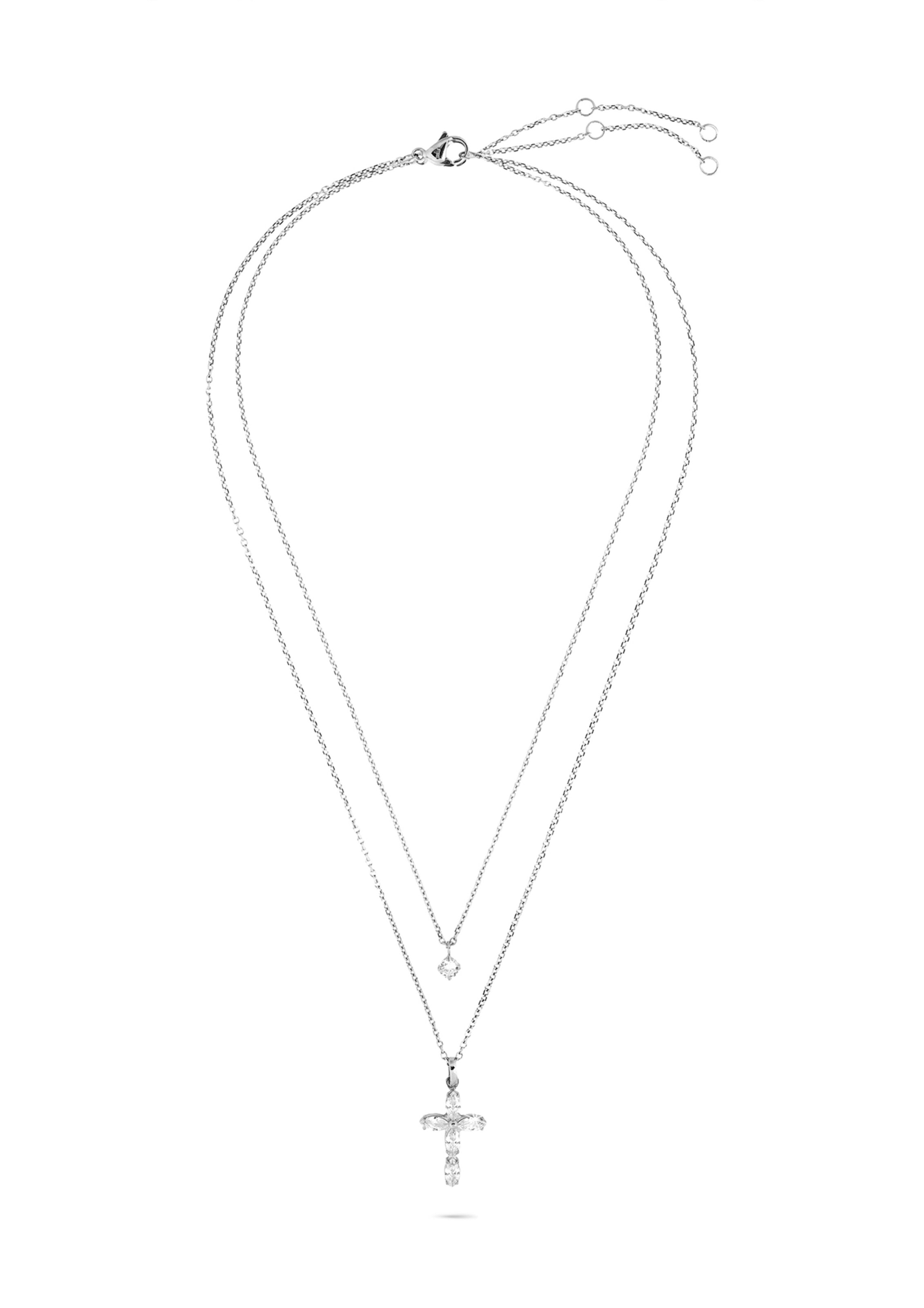 Tamaris Jewelry Set in Silver: front