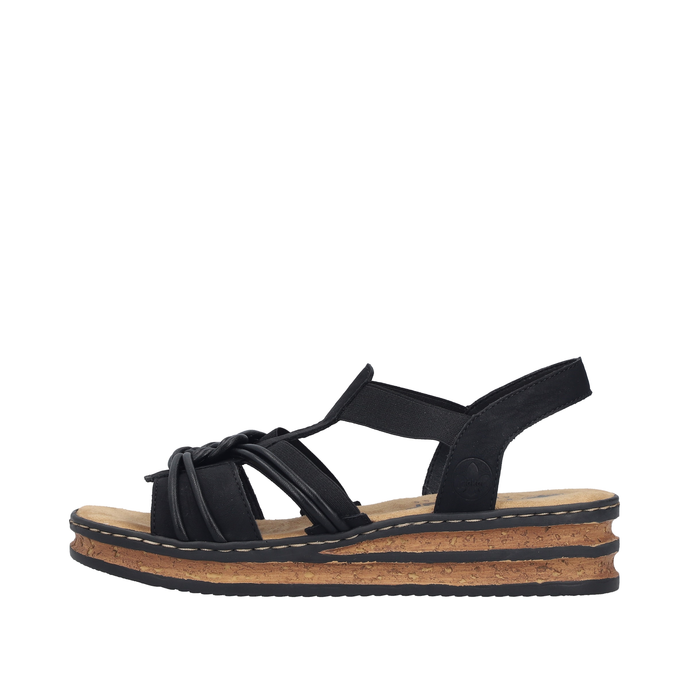 Rieker Sandale in Schwarz