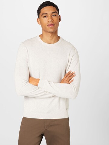 JOOP! - Pullover 'Luxos' em branco: frente