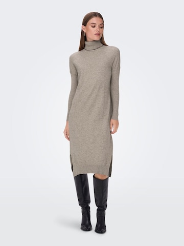 ONLY Knitted dress 'LEVA' in Beige