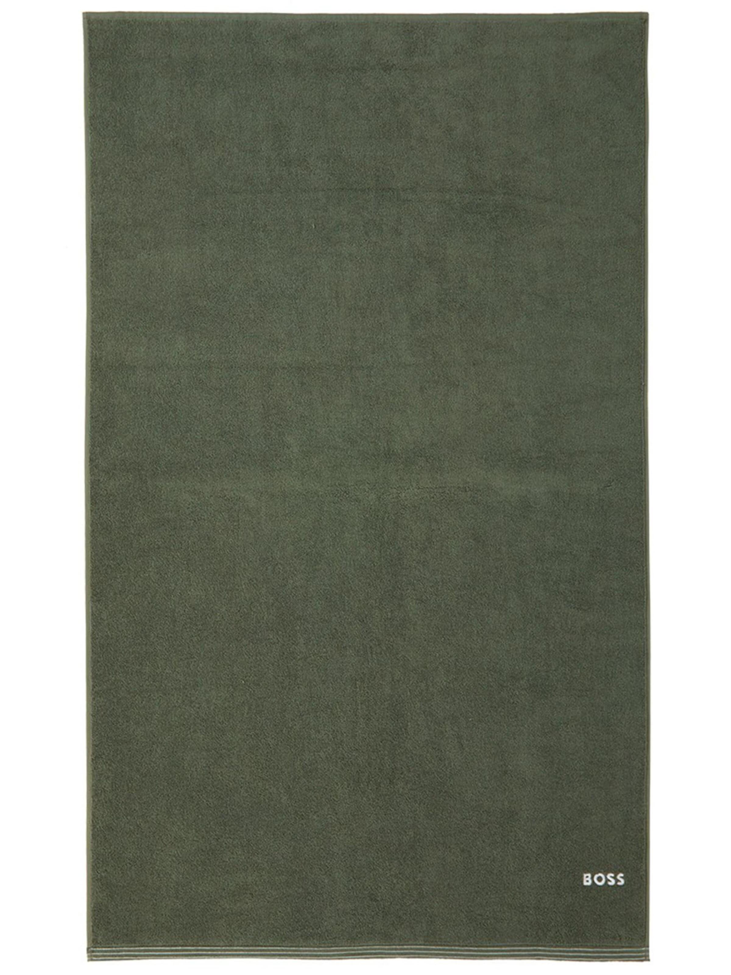 BOSS Home Towel 'EDGE' in Grey: front