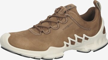ECCO Athletic Lace-Up Shoes in Brown: front