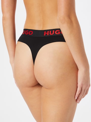 String di HUGO Red in nero